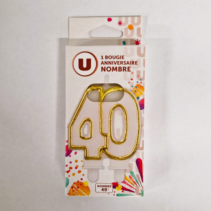 Bougie "40"